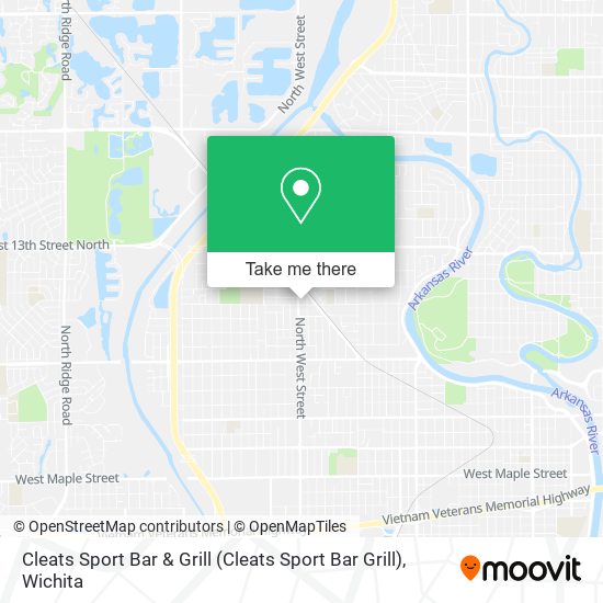 Cleats Sport Bar & Grill map