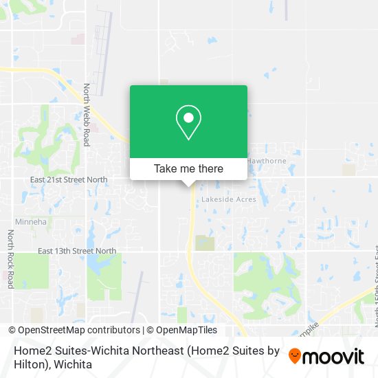 Mapa de Home2 Suites-Wichita Northeast (Home2 Suites by Hilton)