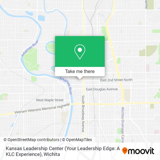 Kansas Leadership Center (Your Leadership Edge: A KLC Experience) map