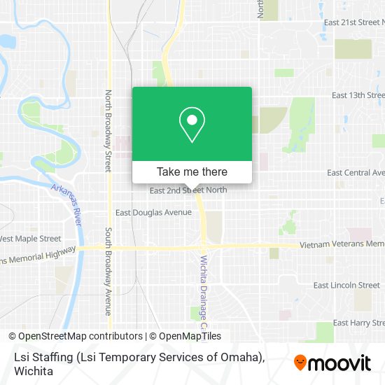 Mapa de Lsi Staffing (Lsi Temporary Services of Omaha)