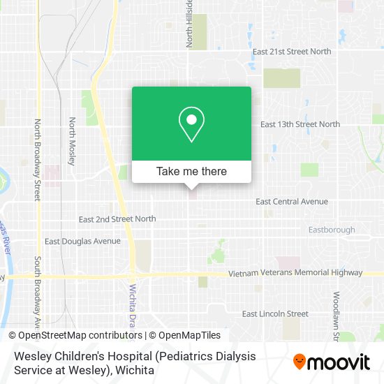 Mapa de Wesley Children's Hospital (Pediatrics Dialysis Service at Wesley)