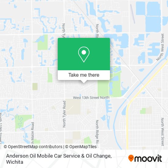 Anderson Oil Mobile Car Service & Oil Change map