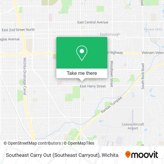 Mapa de Southeast Carry Out (Southeast Carryout)