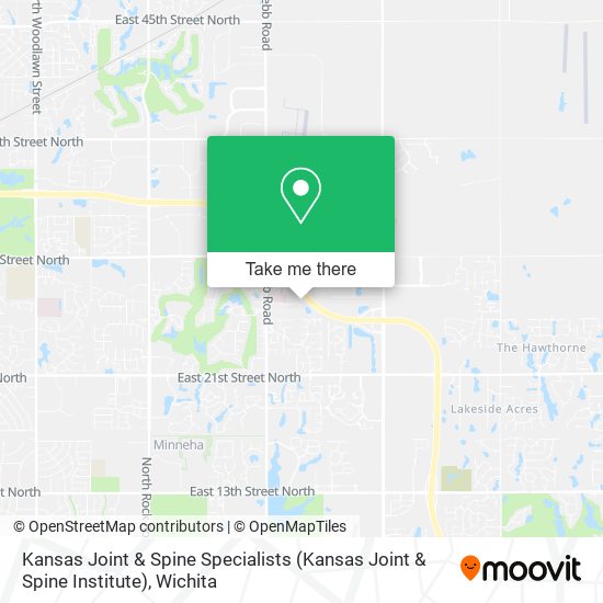 Kansas Joint & Spine Specialists map
