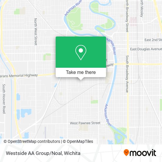 Westside AA Group/Noal map