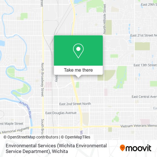 Environmental Services (Wichita Environmental Service Department) map