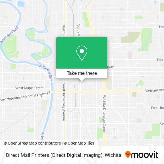 Direct Mail Printers (Direct Digital Imaging) map