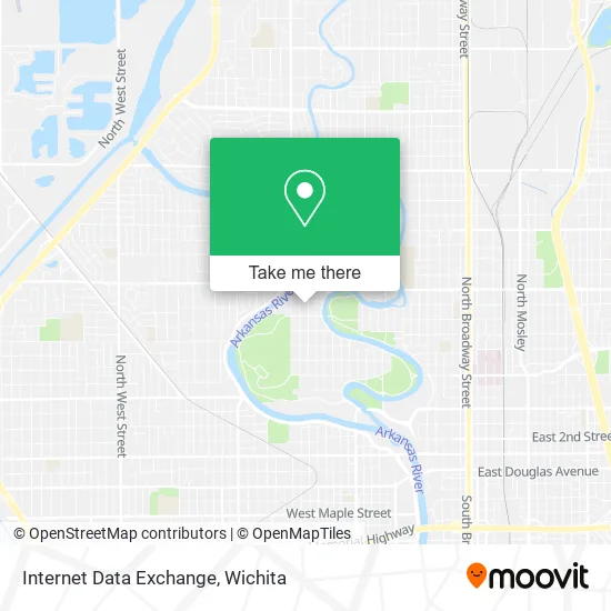 Internet Data Exchange map