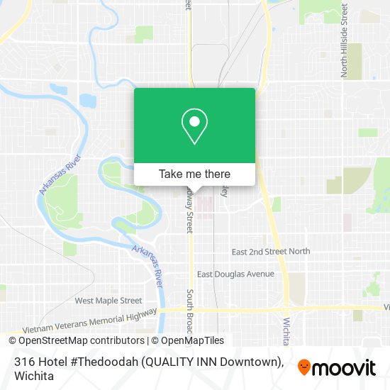 316 Hotel #Thedoodah (QUALITY INN Downtown) map