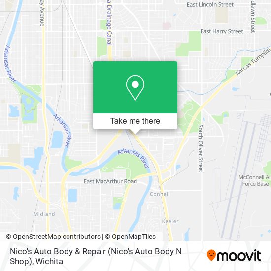 Nico's Auto Body & Repair (Nico's Auto Body N Shop) map