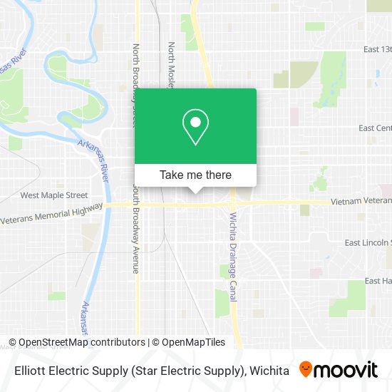 Mapa de Elliott Electric Supply (Star Electric Supply)