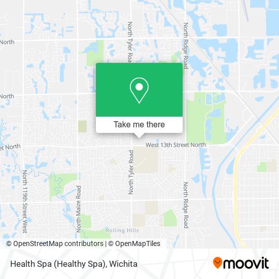 Mapa de Health Spa (Healthy Spa)