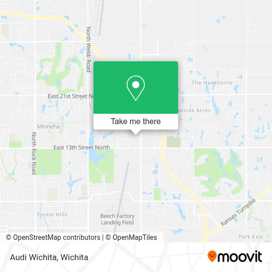 Audi Wichita map