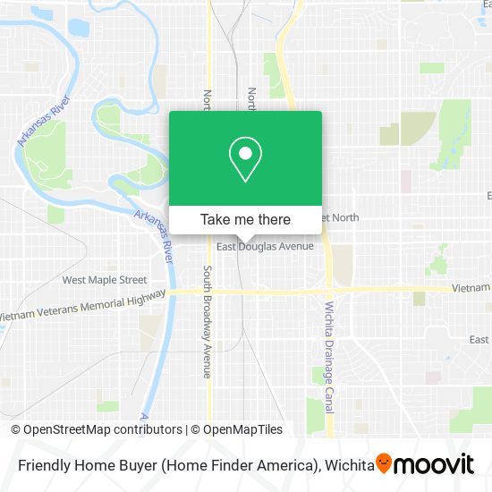 Friendly Home Buyer (Home Finder America) map