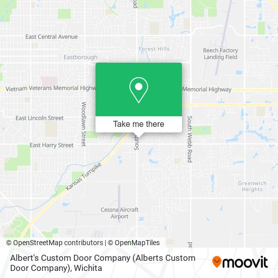 Mapa de Albert's Custom Door Company (Alberts Custom Door Company)