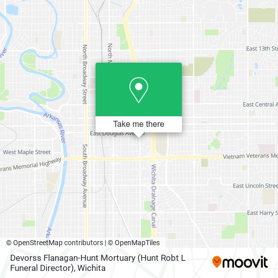 Devorss Flanagan-Hunt Mortuary (Hunt Robt L Funeral Director) map