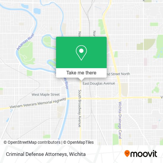 Criminal Defense Attorneys map