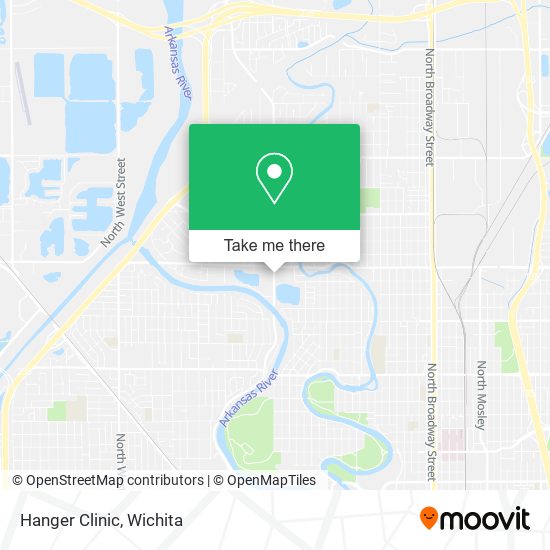 Hanger Clinic map