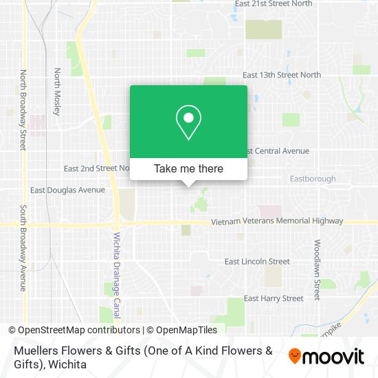 Mapa de Muellers Flowers & Gifts (One of A Kind Flowers & Gifts)