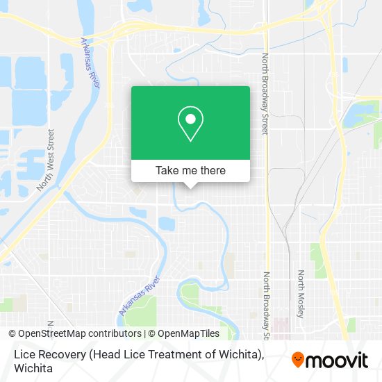 Mapa de Lice Recovery (Head Lice Treatment of Wichita)