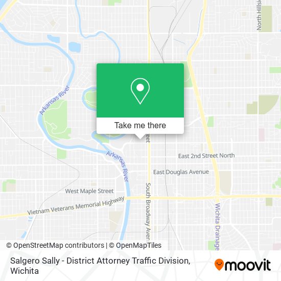Mapa de Salgero Sally - District Attorney Traffic Division