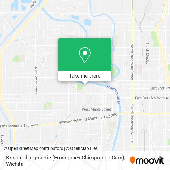 Mapa de Koehn Chiropractic (Emergency Chiropractic Care)