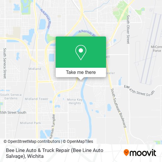 Bee Line Auto & Truck Repair (Bee Line Auto Salvage) map