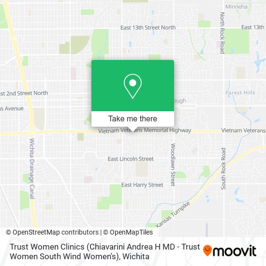 Trust Women Clinics (Chiavarini Andrea H MD - Trust Women South Wind Women's) map