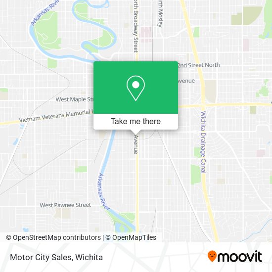 Motor City Sales map