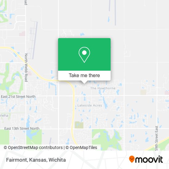 Mapa de Fairmont, Kansas