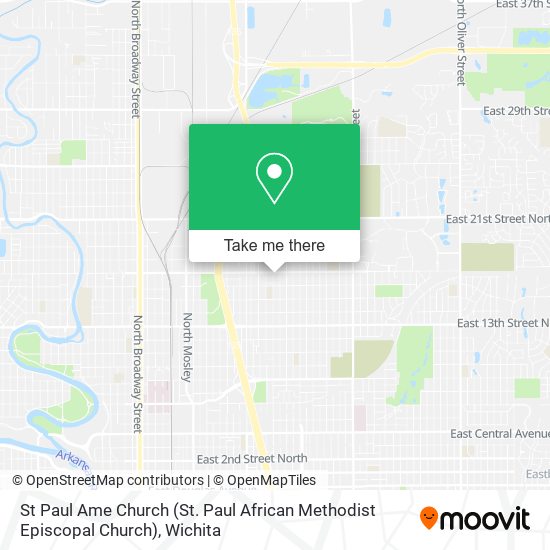 Mapa de St Paul Ame Church (St. Paul African Methodist Episcopal Church)