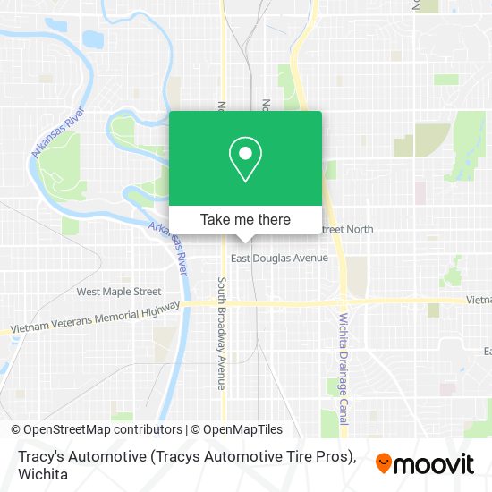 Tracy's Automotive (Tracys Automotive Tire Pros) map
