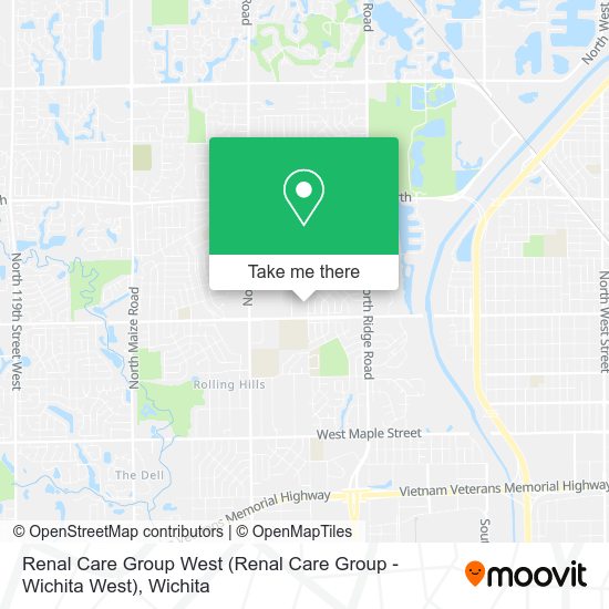 Renal Care Group West map