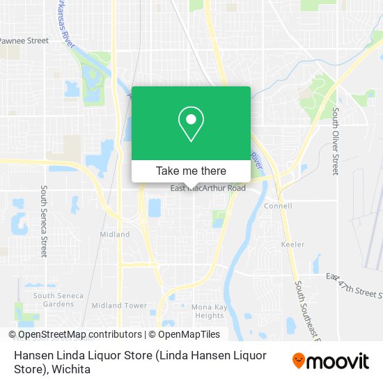 Mapa de Hansen Linda Liquor Store