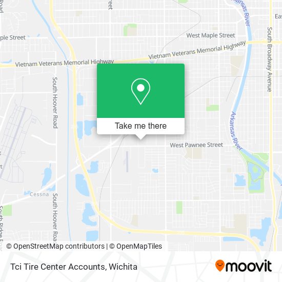 Tci Tire Center Accounts map