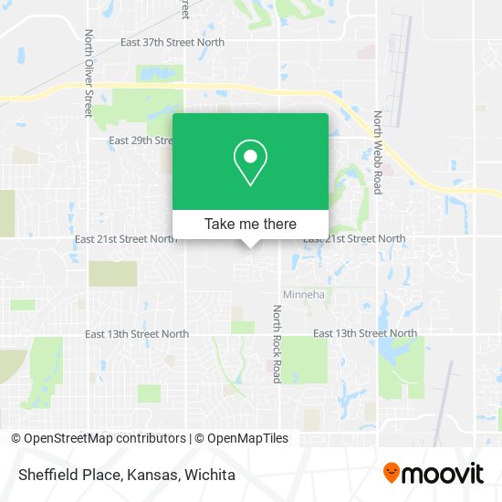 Mapa de Sheffield Place, Kansas