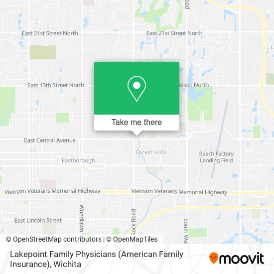 Mapa de Lakepoint Family Physicians (American Family Insurance)