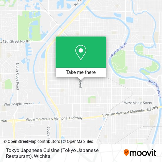 Mapa de Tokyo Japanese Cuisine (Tokyo Japanese Restaurant)