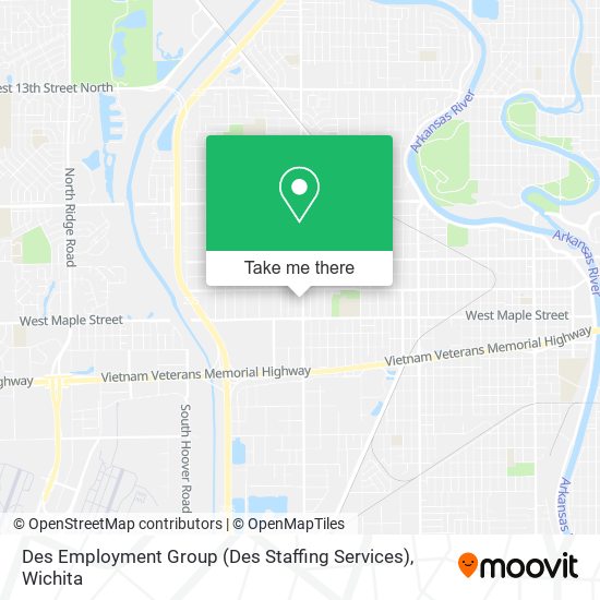 Mapa de Des Employment Group (Des Staffing Services)