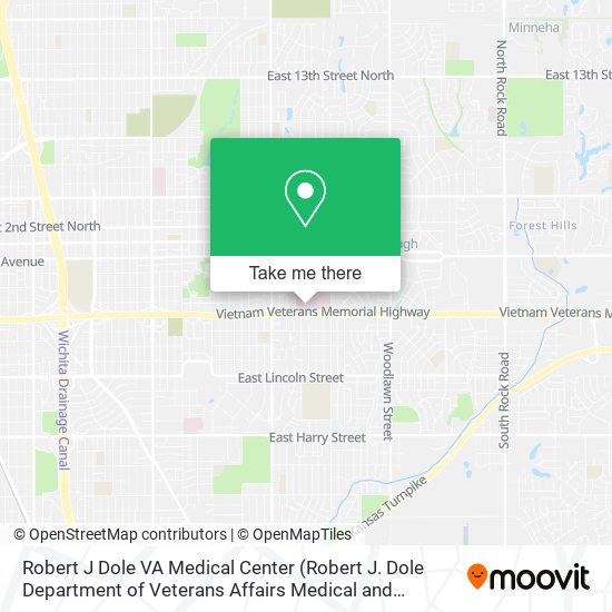 Mapa de Robert J Dole VA Medical Center