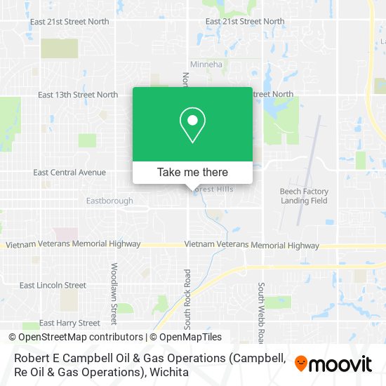 Robert E Campbell Oil & Gas Operations (Campbell, Re Oil & Gas Operations) map