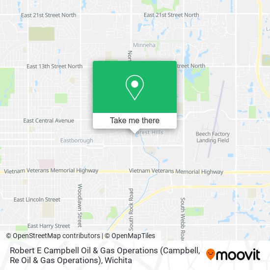 Mapa de Robert E Campbell Oil & Gas Operations (Campbell, Re Oil & Gas Operations)