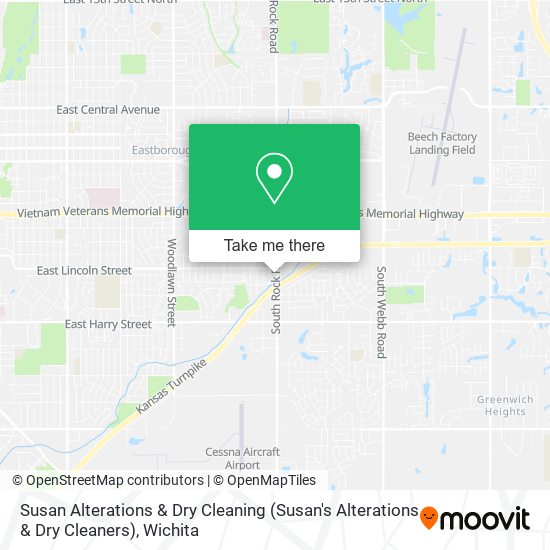 Susan Alterations & Dry Cleaning (Susan's Alterations & Dry Cleaners) map