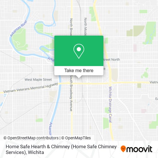 Home Safe Hearth & Chimney map