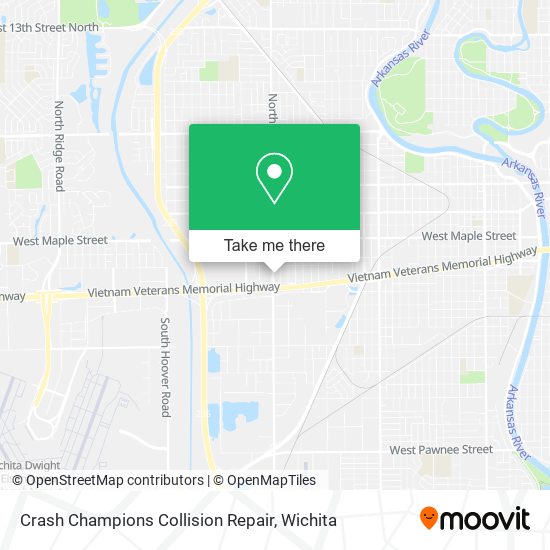 Crash Champions Collision Repair map