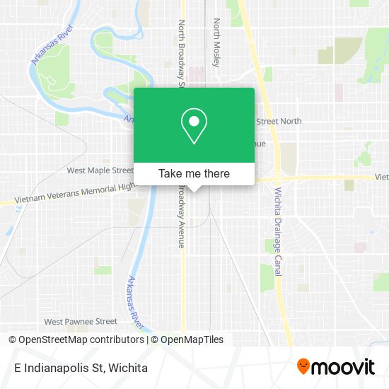 E Indianapolis St map