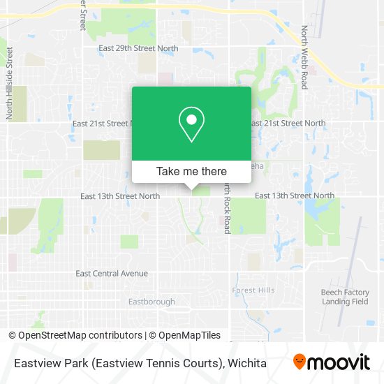 Mapa de Eastview Park (Eastview Tennis Courts)