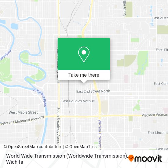 Mapa de World Wide Transmission (Worldwide Transmission)