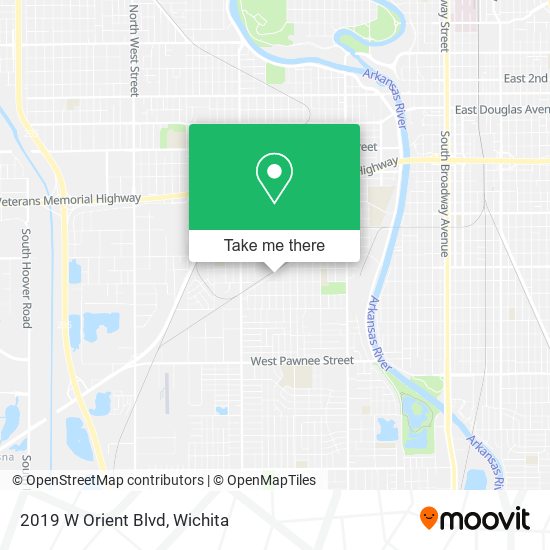 2019 W Orient Blvd map