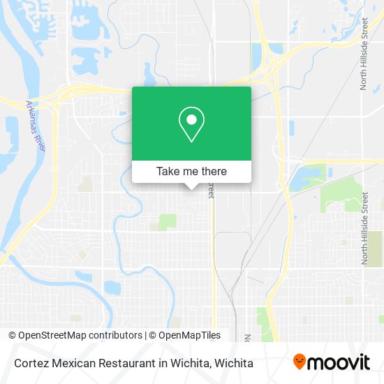 Cortez Mexican Restaurant in Wichita map